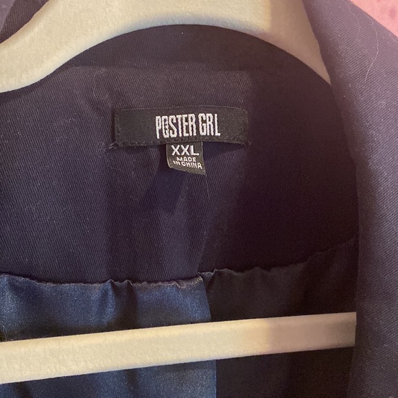 Dolls Kill Poster Grl Boss B Green Plaid Tartan Cropped Blazer XXL Discontd - Picture 7 of 9